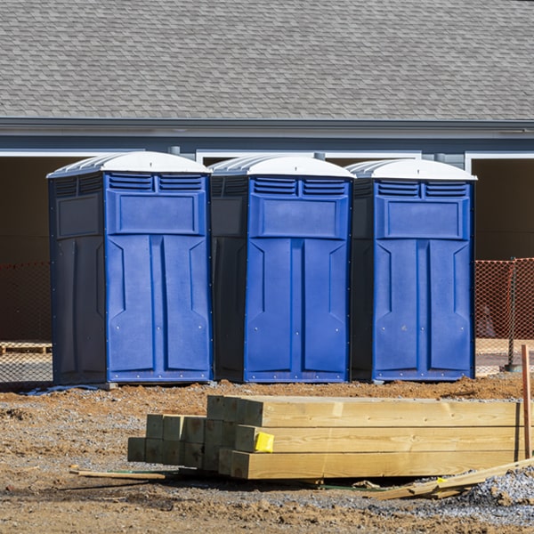 are there any restrictions on where i can place the portable toilets during my rental period in Malvern Arkansas